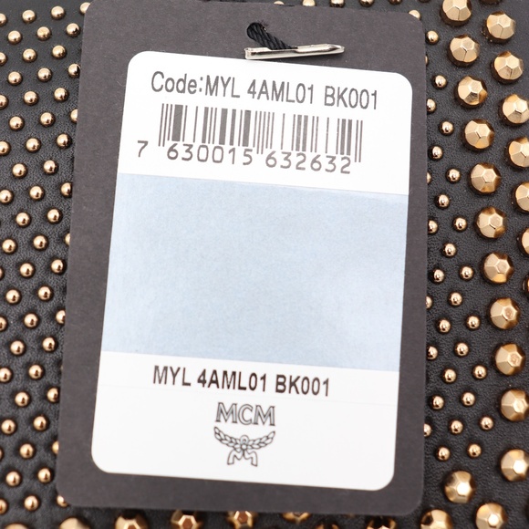 MCM Marelda Nemesis Black Leather Studded Wallet - Picture 8 of 8